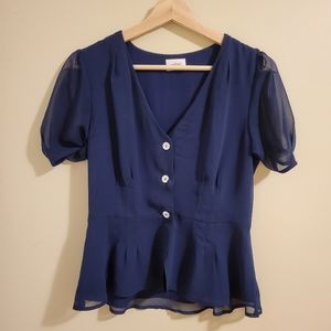 Wilfred button front Blouse